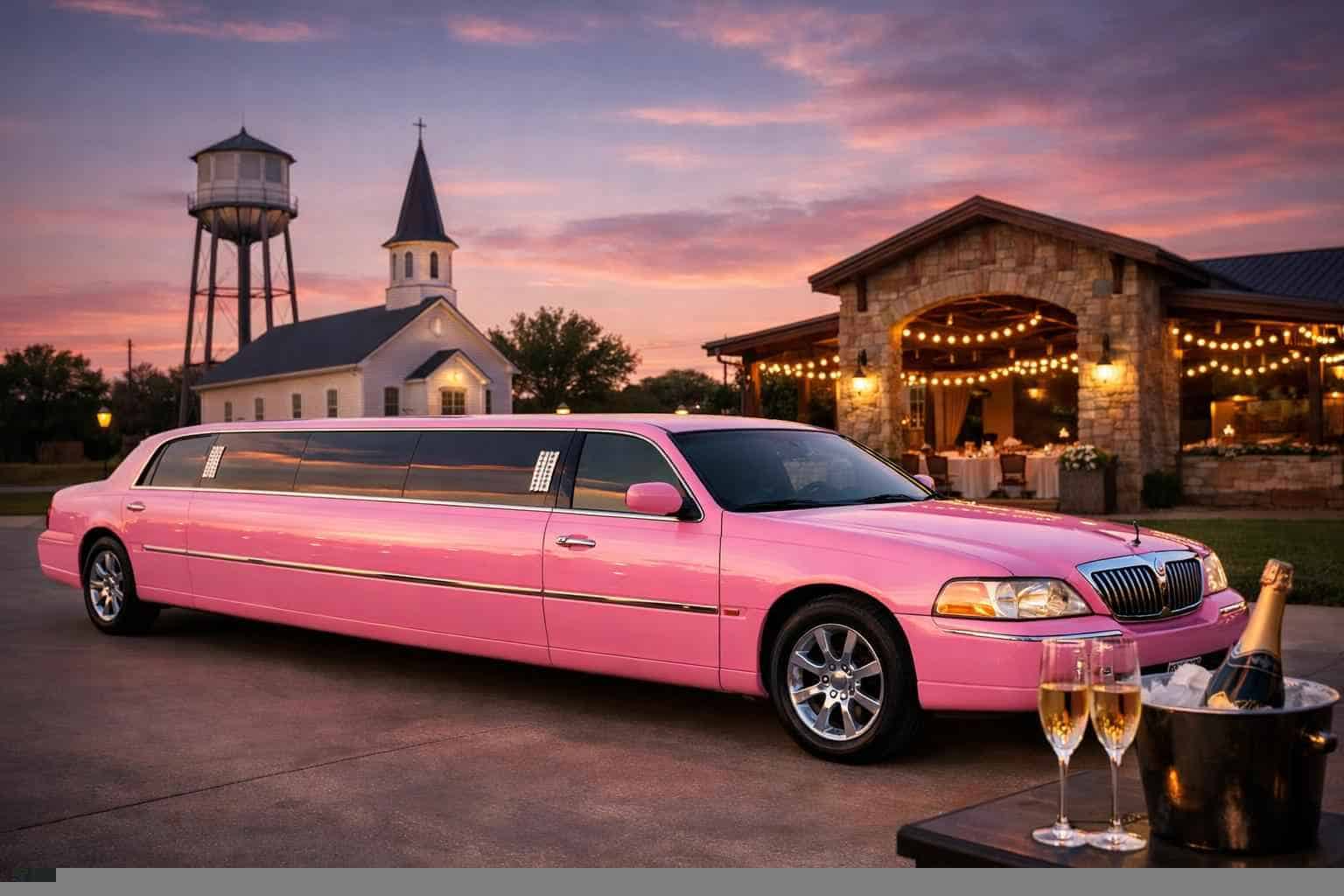 White Settlement TX Pink Limo Rentals for Special Events